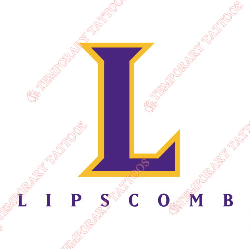 Lipscomb Bisons Customize Temporary Tattoos Stickers NO.4796